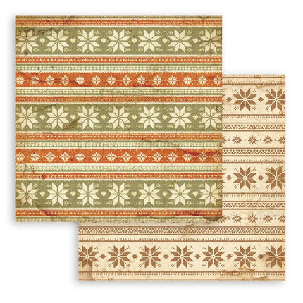 Stamperia - Silent Night Backgrounds - 8x8 Paper Pad