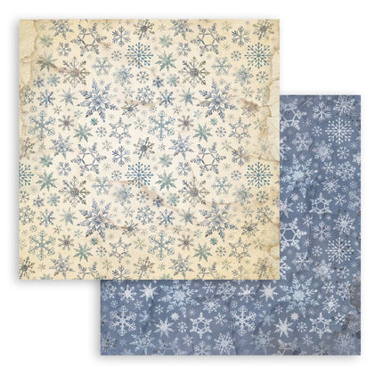 Stamperia - Silent Night Backgrounds - 8x8 Paper Pad