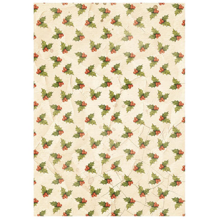 Stamperia - Silent Night - Background Rice paper A6 8 sheets