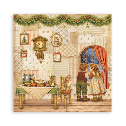 Stamperia - Silent Night - Maxi 8x8 Paper Pad