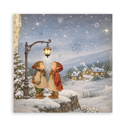 Stamperia - Silent Night - Maxi 8x8 Paper Pad