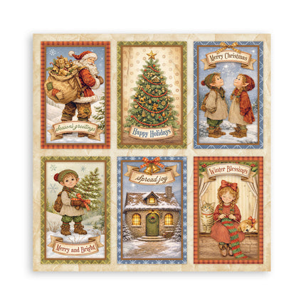 Stamperia - Silent Night - Maxi 8x8 Paper Pad