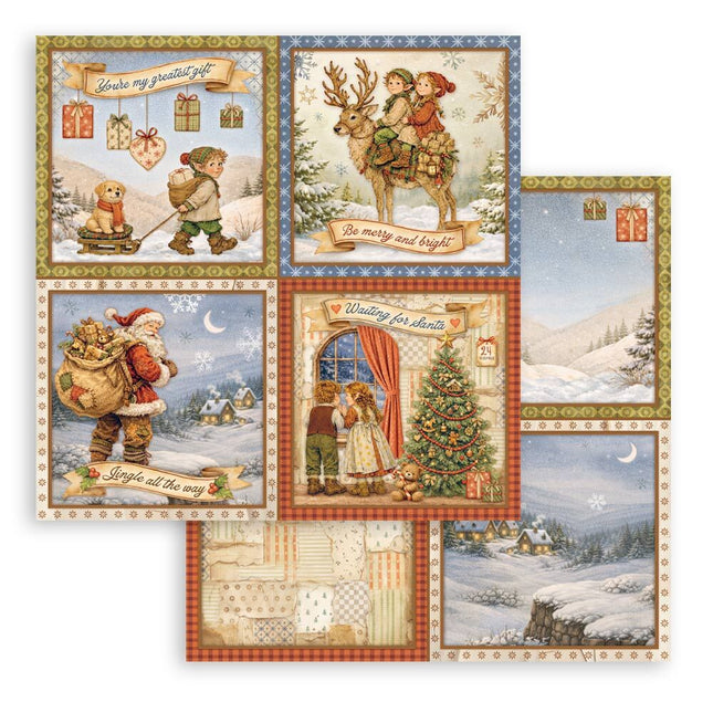 Stamperia - Silent Night - 4 Cards