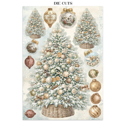Stamperia - White Christmas - Junk Journal Focus Points A5