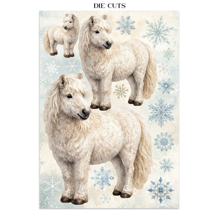 Stamperia - White Christmas - Junk Journal Focus Points A5