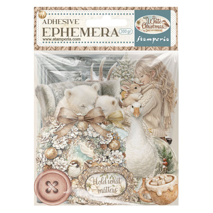 Stamperia - White Christmas - Ephemera