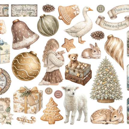 Stamperia - White Christmas - Die Cuts
