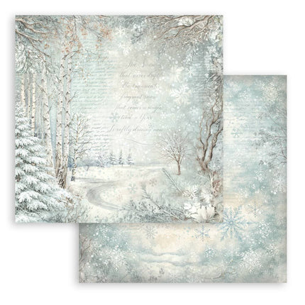 Stamperia - White Christmas - Snowy Woods