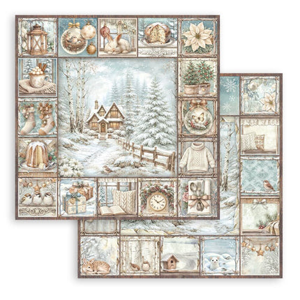 Stamperia - White Christmas - 12x12 Paper Pad
