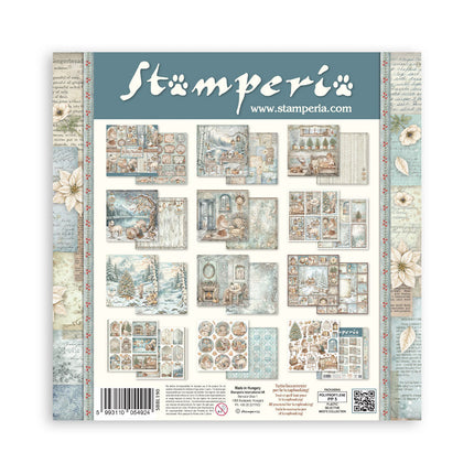 Stamperia - White Christmas - 12x12 Paper Pad