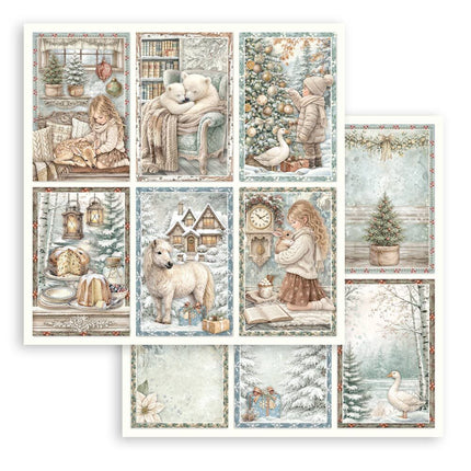 Stamperia - White Christmas - 12x12 Paper Pad