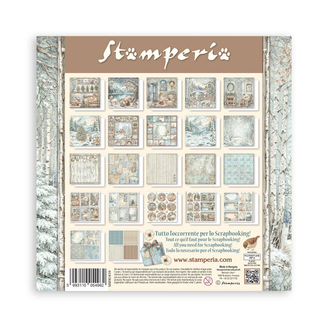 Stamperia - White Christmas - Maxi 12x12 Paper Pad