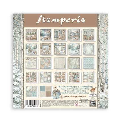 Stamperia - White Christmas - Maxi 8x8 Paper Pad