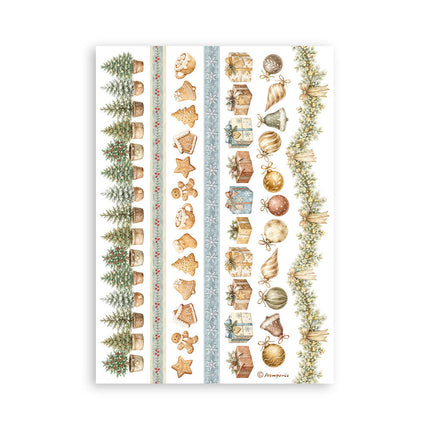 Stamperia - White Christmas - A5 Washi Pad