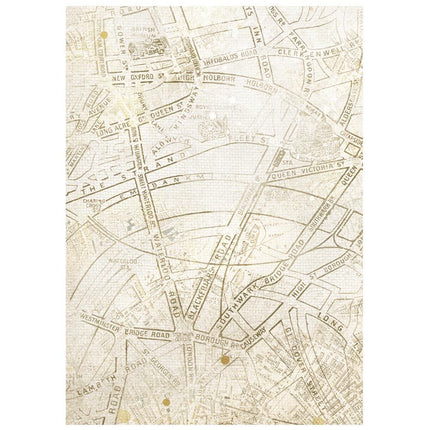 Stamperia - Our Way - Background Rice paper A6 8 sheets