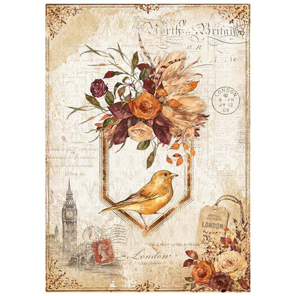 Stamperia - Our Way - Mini Rice paper A6 8 sheets - 5993110055006 - 8