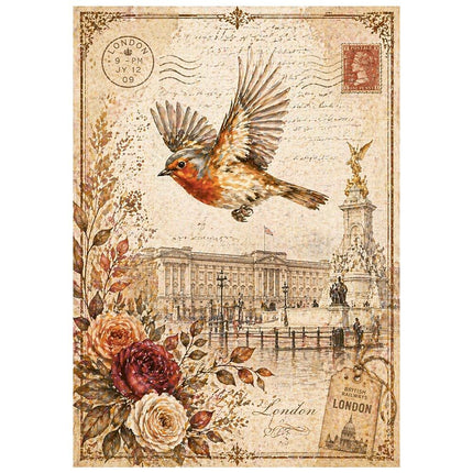 Stamperia - Our Way - Mini Rice paper A6 8 sheets - 5993110055006 - 4