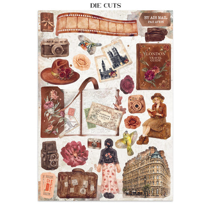 Stamperia - Our Way - Junk journal stickers, cut-outs, backgrounds