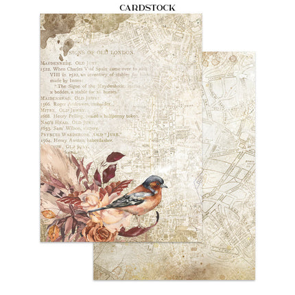 Stamperia - Our Way - Junk journal stickers, cut-outs, backgrounds
