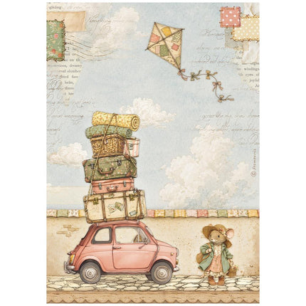 Stamperia - Cozy Family - Rice Paper A4 Selection - 5993110055709 - 4