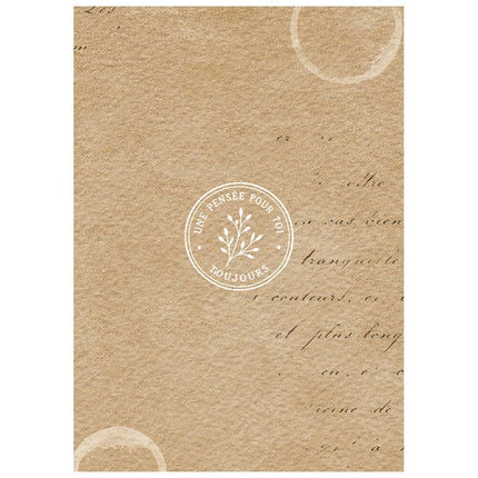 Stamperia - Flowers & Poems - Background Rice paper A6 8 sheets