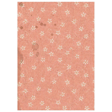 Stamperia - Cozy Family - Background Rice paper A6 8 sheets