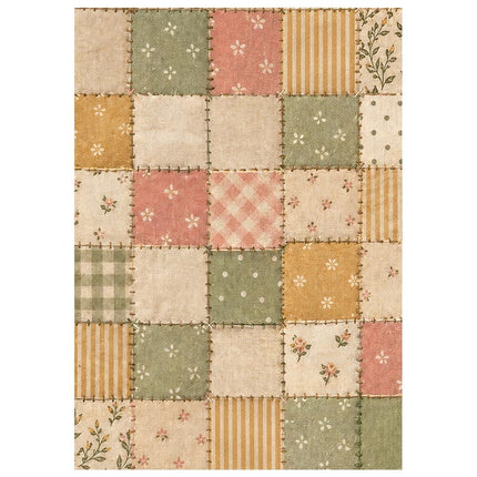 Stamperia - Cozy Family - Background Rice paper A6 8 sheets