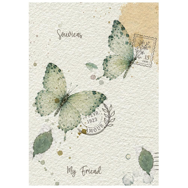 Stamperia - Flowers & Poems - Mini Rice paper A6 8 sheets