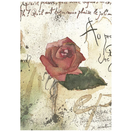 Stamperia - Flowers & Poems - Mini Rice paper A6 8 sheets