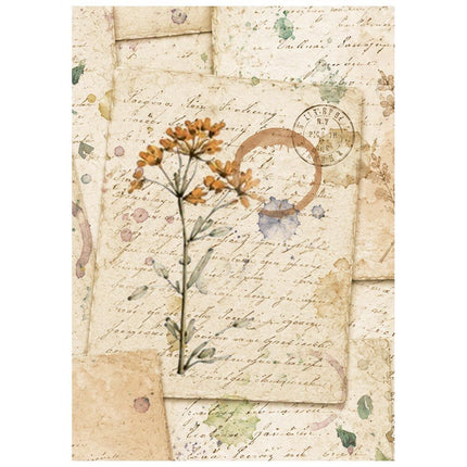 Stamperia - Flowers & Poems - Mini Rice paper A6 8 sheets