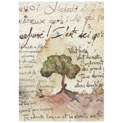 Stamperia - Flowers & Poems - Mini Rice paper A6 8 sheets