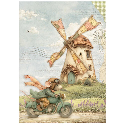 Stamperia - Cozy Family - Mini Rice paper A6 8 sheets - 5993110055761 - 7