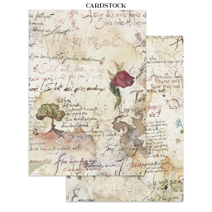 Stamperia - Flowers & Poems - Junk Journal Focus Points A5 - 5993110055785 - 3