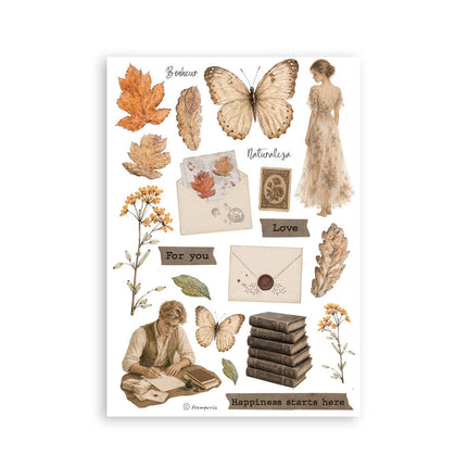 Stamperia - Flowers & Poems - A5 Washi Pad - 5993110055822 - 7