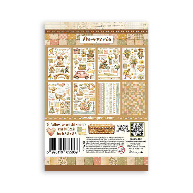 Stamperia - Cozy Family - A5 Washi Pad