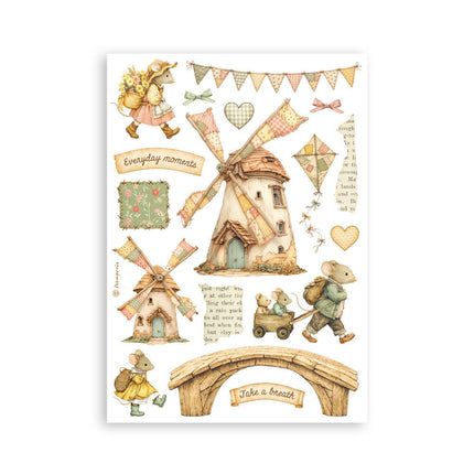 Stamperia - Cozy Family - A5 Washi Pad
