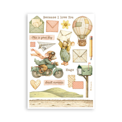 Stamperia - Cozy Family - A5 Washi Pad