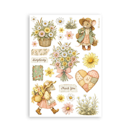 Stamperia - Cozy Family - A5 Washi Pad