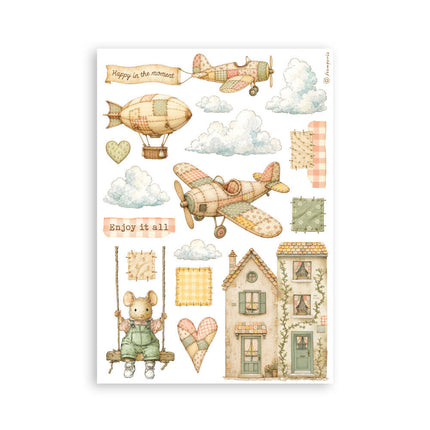 Stamperia - Cozy Family - A5 Washi Pad