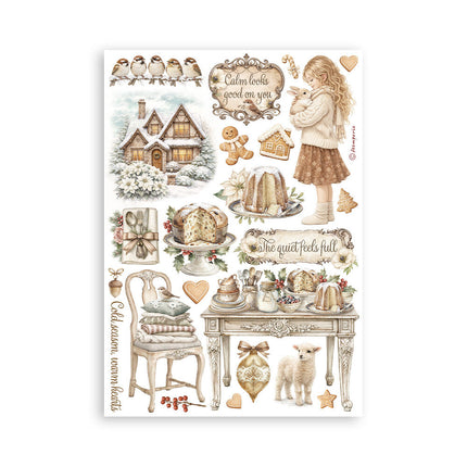 Stamperia - Cozy Family - A5 Washi Pad