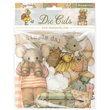 Stamperia - Cozy Family - Die Cuts - 5993110055860