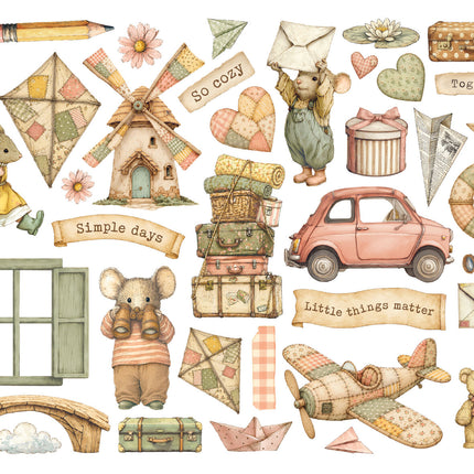 Stamperia - Cozy Family - Die Cuts - 5993110055860 - 2