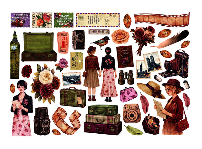 Stamperia - Flowers & Poems - Ephemera - 5993110055884 - 2