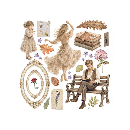 Stamperia - Flowers & Poems - Rub-On Kit - 6/Pkg - 5993110055914 - 7