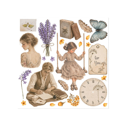 Stamperia - Flowers & Poems - Rub-On Kit - 6/Pkg - 5993110055914 - 8