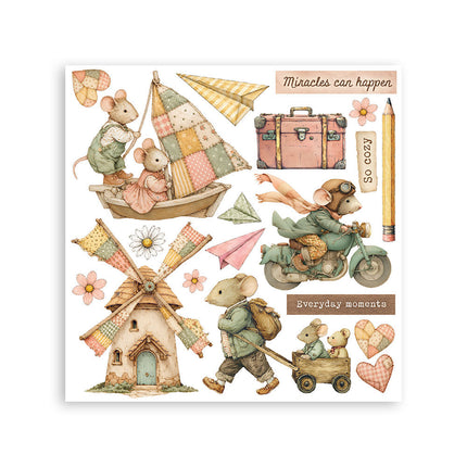 Stamperia - Cozy Family - Rub-On Kit - 6/Pkg - 5993110055921 - 7