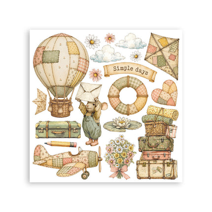 Stamperia - Cozy Family - Rub-On Kit - 6/Pkg - 5993110055921 - 3