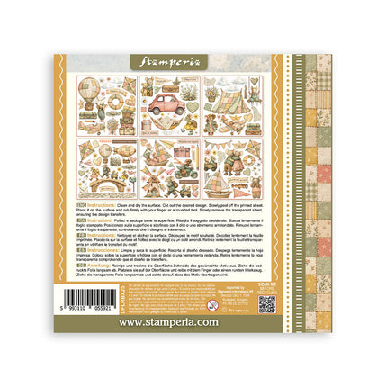 Stamperia - Cozy Family - Rub-On Kit - 6/Pkg - 5993110055921 - 2