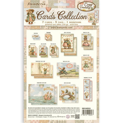 Stamperia - Cozy Family - Cards Collection