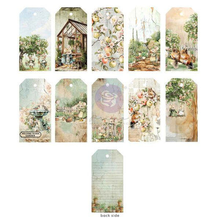 Prima - Homegrown - Tag Pad – 40 sheets – 10 designs x 4 sheets